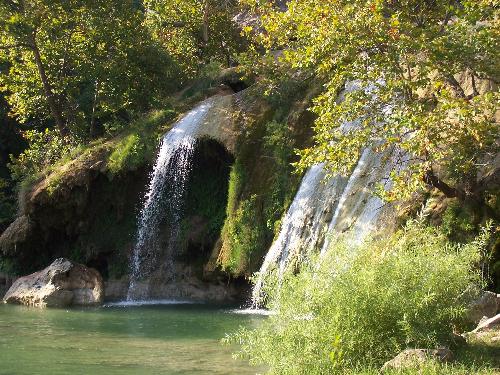 Turner Falls, Oklahoma - This picture was taken by my sister on her fourth wedding anniversary last year. She and her husband went away to Turner Falls for the weekend. Obviously, this is the 'falls' in the name.