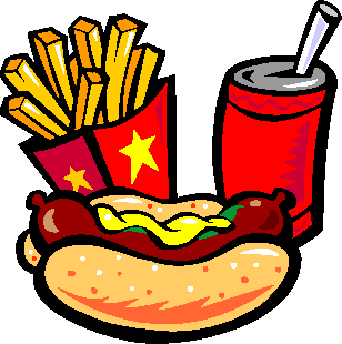 food - fast food, hotdog, fries