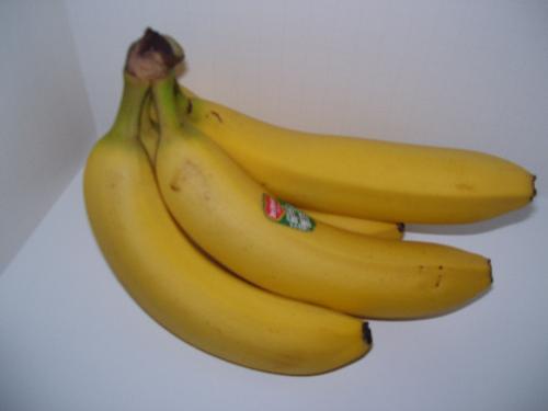 Nice yellow bananas - Bananas make a healthy snack that provides vitamins, minerals and fiber to a diet.