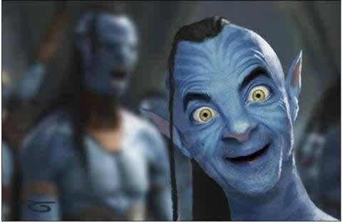 Bean In Avatar - Have you ever imagined Mr.Bean in avatar. See now. Its just a little photoshop trick. Hows That?