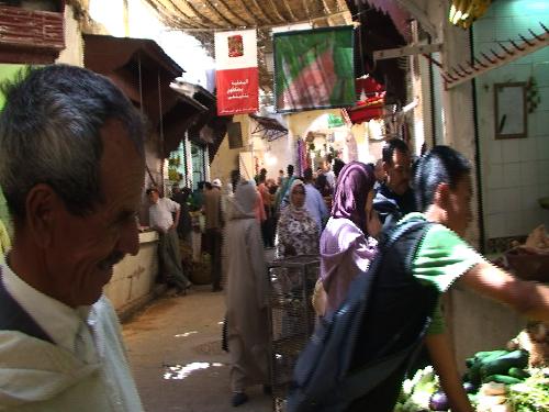 A Moroccan Souk - Where haggling is the norm.
