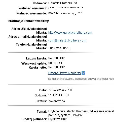 payment proof 20dollar - payment