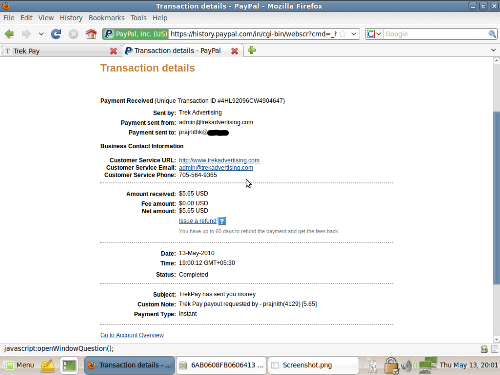 My 3rd payment from trekpay - After nearly 6 months i got my 3rd payment from trekpay..