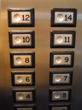 13th floor - No 13th floor in the building