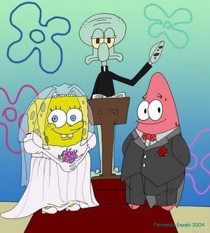 spongebob and patrick - getting married??