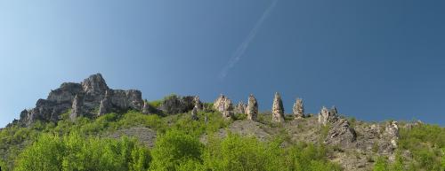 Zemen rock needles - Zemen rock needles located in Zemen, Bulgaria