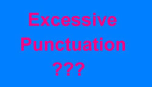 Mylot - Excessive punctuation