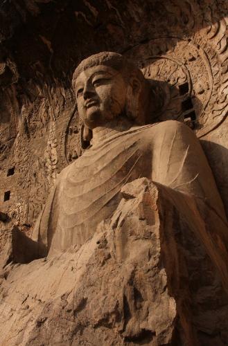 Longmen Grottoes,China - I have been to He Nan Province in China in my winter holiday. And Longmen Grottoes is a famous tourist attraction in China, which is one of three big rock caves art treasure house.