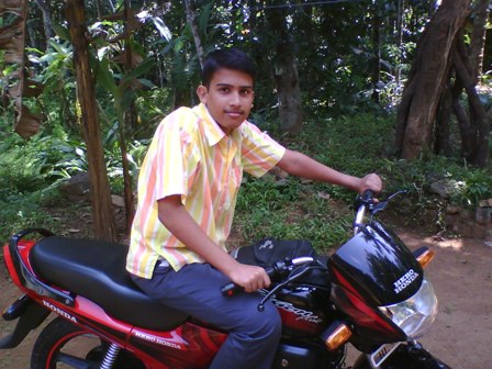 my photo - I am in a new bike ,Hero Honda passion plus with a great look