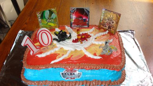 bakugan birthday cake - I made this for my son on his 10th birthday bakugan birthday cake - I made this for my son on his 10th birthday