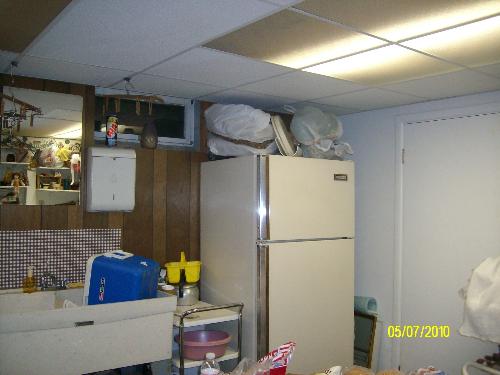 The kitchen - This is the kitchen in the basement