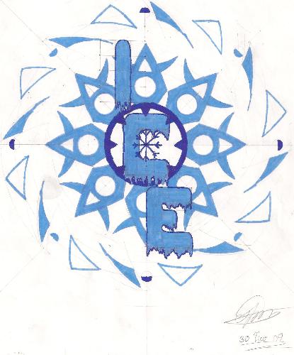 ice design - this is just one of my designs that i did this one is in tribute of the element ice