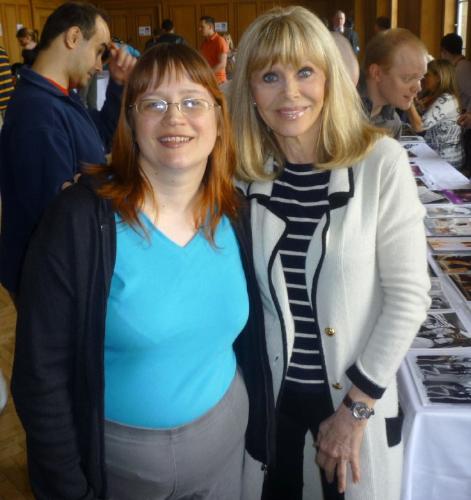 Me and Britt Ekland - This is a photo of me with Britt Ekland at Fan Fest in London, April 2010