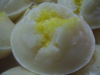 steamed rice cakes  - steamed rice cakes or "puto"