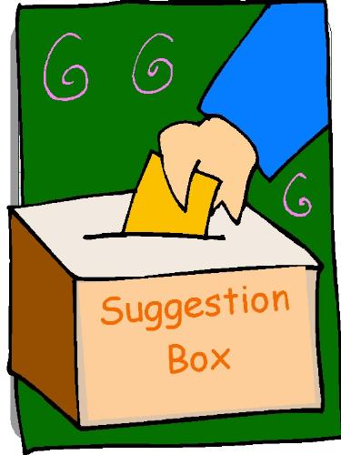 Suggestion - It is suggestion box where I am waiting for your suggestions