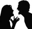 couple arguing - When couple argue children should never be between them