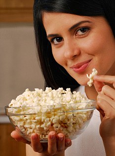 Popcorn - Surprise superfoods: Forget blueberries. Dieticians say popcorn and pork scratchings are bursting with nutrients - and could be GOOD for you

