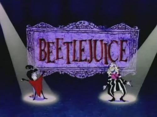 beetlejuice title - the title scene from the Beetlejuice cartoon series intro.