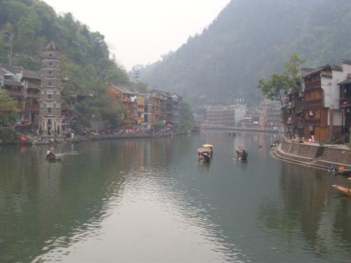 lake - FengHuang city,HuNan province,China