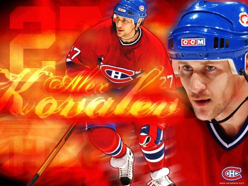 Alex Kovalev - Montreal Canadiens hockey player ALex Kovalev