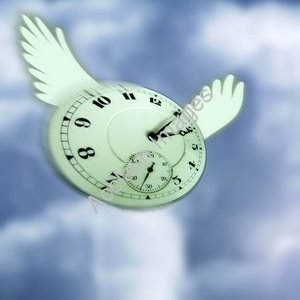 Wishing the time to fly - We wish the time to run at break neck speed to save from some awkward situations.
