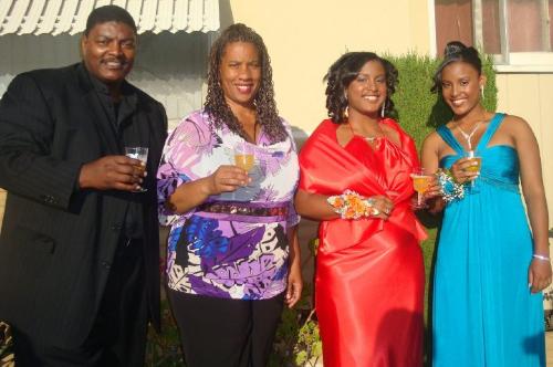 The Girls And Their Parents - This is a picture of my sister and her family. Her girls are graduating from high school this year.
