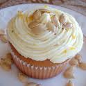 A cup cake - A cup cake piped with butter cream