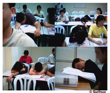 sleeping in class - have you slept in your class?