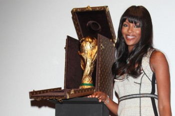 Louis Vuitton World Cup Case - Luxury handbag and luggage maker, Louis Vuitton, has designed and crafted the trophy case for the cup.