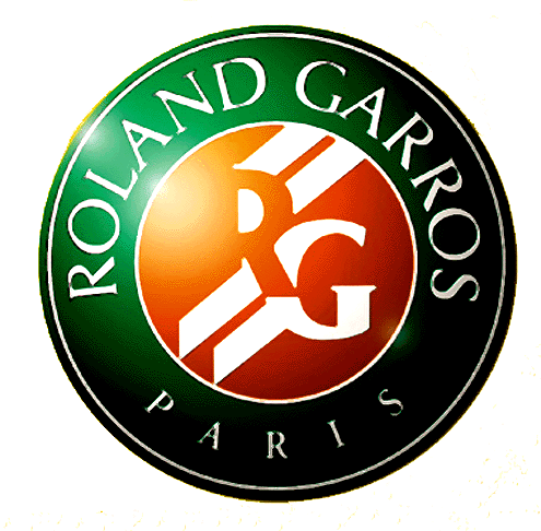 tennis - Photo of the logo or emblem of the tilt Roland Garros, the prestigious Grand Slam of France.