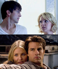 Ashton Kutcher and Tom Cruise in their respective  - Ashton Kutcher and Tom Cruise have movies that are both shown at the same time in US Thaters. Which one of these movies will be a winner at the box-office? :)