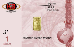 Gold in plastic cards - Is this a new currency? 1 g pure gold on a plastic card, certifying that it is real 99,99% gold?