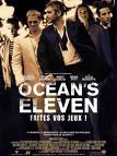 Oceans Eleven - Oceans Eleven DVD cover. Great remake of 1960's classic set in Las Vegas casinos. Twist and turns throughout the film.