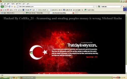 Mymicrojob.com hacked - I've registered on this website 2 days ago and now it got hacked saying it's a scam website. Funny :))