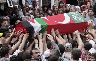 Turkish Palestine dead - Turkish Palestine mob the dead corpse.