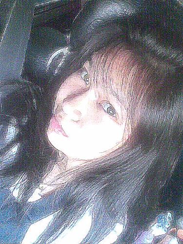 curly - i do seem to have bangs but those where just tiny little hair