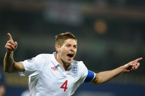 Gerrard - Steven Gerrard,England captain after scoring England's first goal of the world cup. Gerrard - Steven Gerrard,England captain after scoring England's first goal of the world cup.