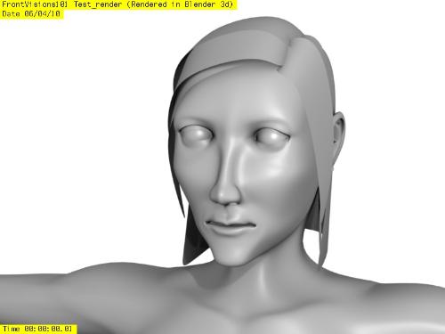 2nd test render (Project Blood) - My second test render from 'Project Blood'.  I've added some hair using planes but I'm not satisfied with the look. I haven't actually oriented myself on using planes as hair. I'm more oriented in using hair particles which easier to style but eats a lot of RAM from my laptop.