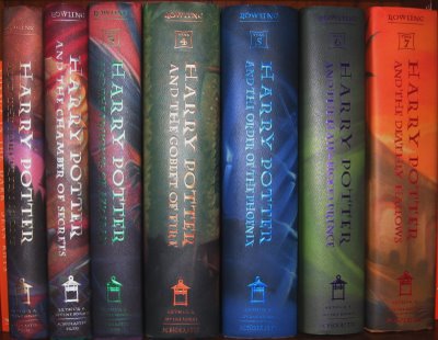 Harry Potter Books - One of the greatest BOOK series. Hope everyone who read it likes it. Enjoy this photo :)