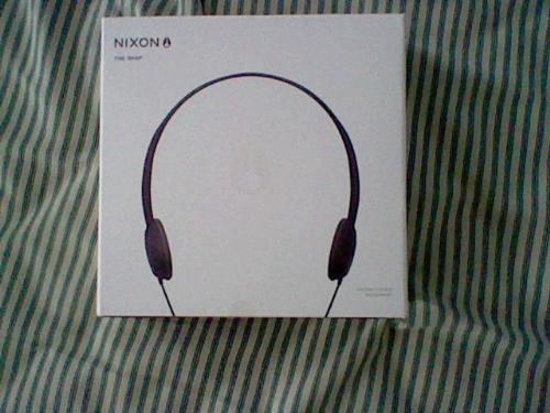 Lockerz Redeemed Item #2 - Black Nixon Whip Headphones redeemed from Lockerz SHOP.