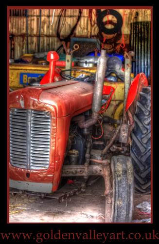 Old Red - Old Red is the faithful tractor that was bought from new, many years ago