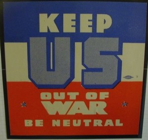 america first - an older american political poster