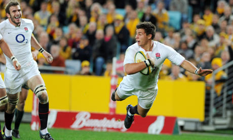 England via Australia - Ben Youngs scores England's first try in their victory over Australia in Sydney. England via Australia - Ben Youngs scores England's first try in their victory over Australia in Sydney.