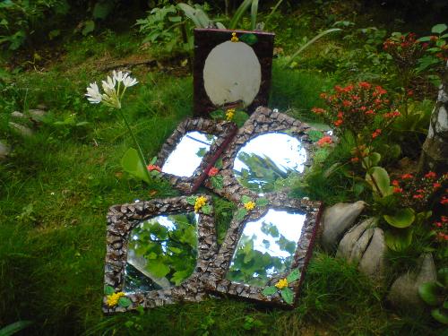 My creations - I created them for my school project. made by coconut shell.