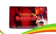POWER BARAKO 15 IN 1 COFFEE (21 grams x 20 sachets - Components: creamer, saw palmetto, guarana, acai berry, gotu kola, Agaricus Blazei, Korean Ginseng, Tongkat ali, Tribulus Terrestres, Goji berry, coffee beans, L-argenine, ionic selenium, trace minerals, and stevia Uses: enlarged prostate gland, (also called benign prostatic hyperplasia or BPH) for chronic pelvic pain, bladder disorders, to increase sex drive, hair loss, hormone imbalances, memory retention and concentration, increased physical endurance, can help to recover from hangover, impairs the appetite, increases mood, improves digestion, reduction of cholesterol, diabetes, lowers blood pressure, cancer, atherosclerosis, diarrhea