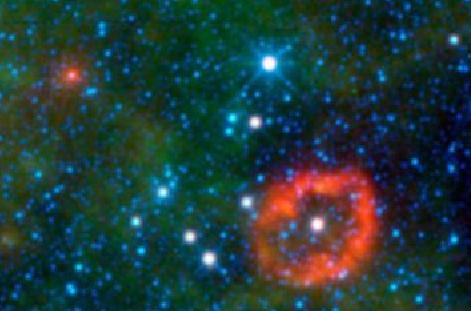 Earth Got Star Kissed - Infrared Survey Explorer (Wise) snapped the intriguing snap of one of our next door stellar neighbors seemingly blowing us a kiss across the Milky Way. Earth Got Star Kissed - Infrared Survey Explorer (Wise) snapped the intriguing snap of one of our next door stellar neighbors seemingly blowing us a kiss across the Milky Way.