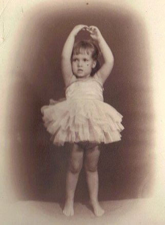 Me at 3 - I started taking dancing lessons when I was 2 years old.