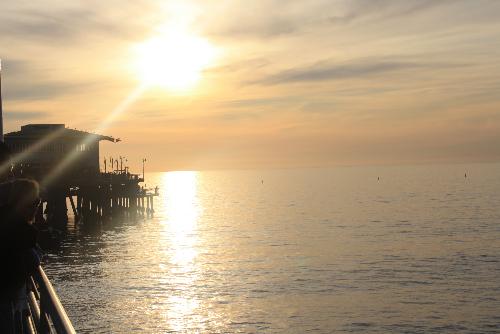 Santa Monica beach, LA, CA - This beach is so famous in LA. We went here last January 2010. In this beach there is an arcade and rides. Some people also take a great rest day here.