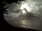 Sun setting in Puerto Rico - This is the sun setting in Cabo Rojo, Puerto Rico