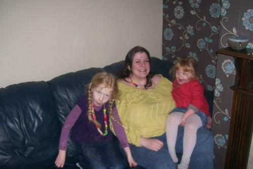 Me with Amy and Alice - this is me with two of my 7 nieces!!